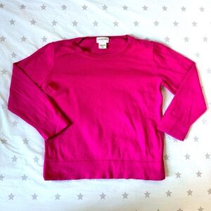 Jcrew Crewcuts pink “Teddie” sweater size XXS
